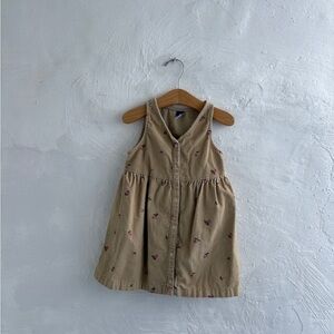 Old navy 3T corduroy style floral dress